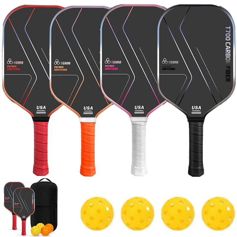 Crepe Pan Carbon - Raquete de Pickleball Profissional Popular em