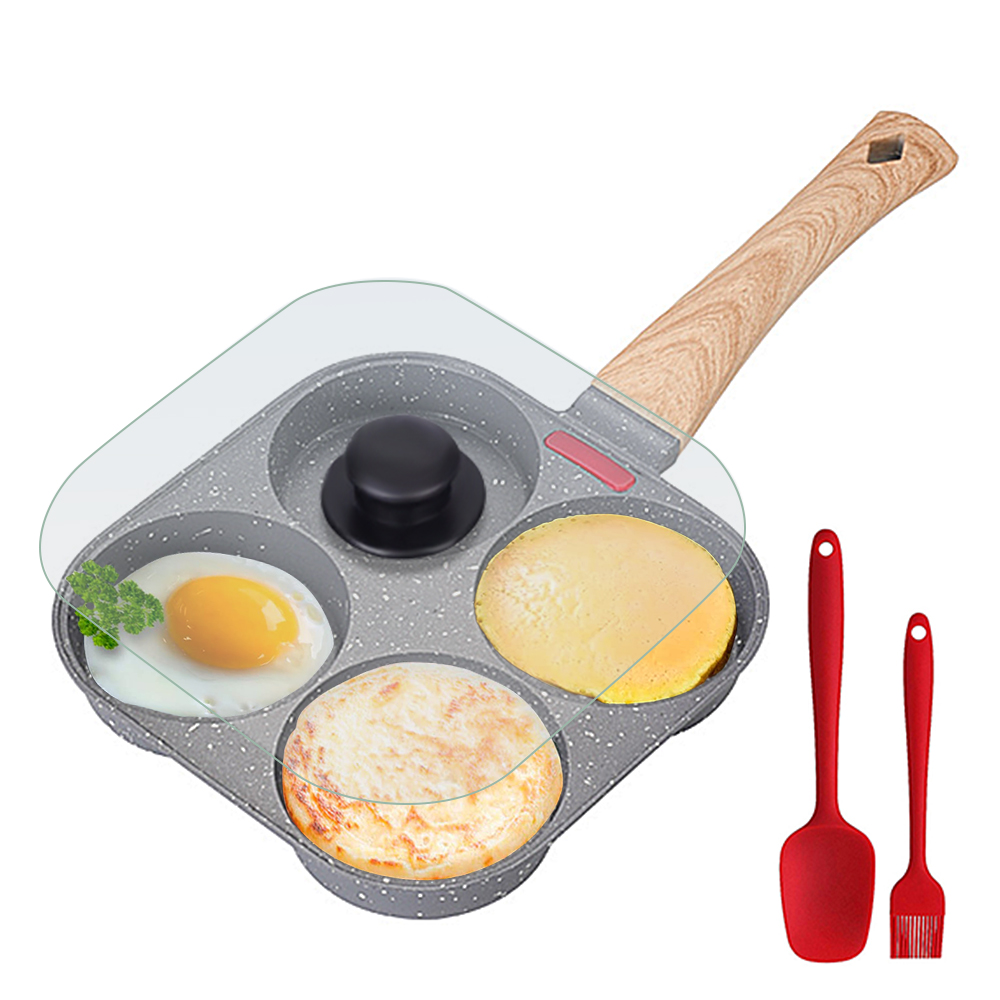 Egg Waffle Pan - Panela Antiaderente para Fritar Ovos com