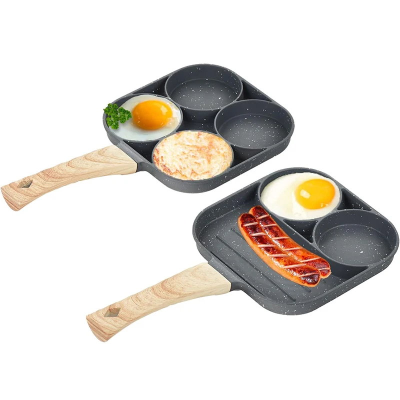 Egg Waffle Pan - Panela Antiaderente para Panquecas e Omeletes