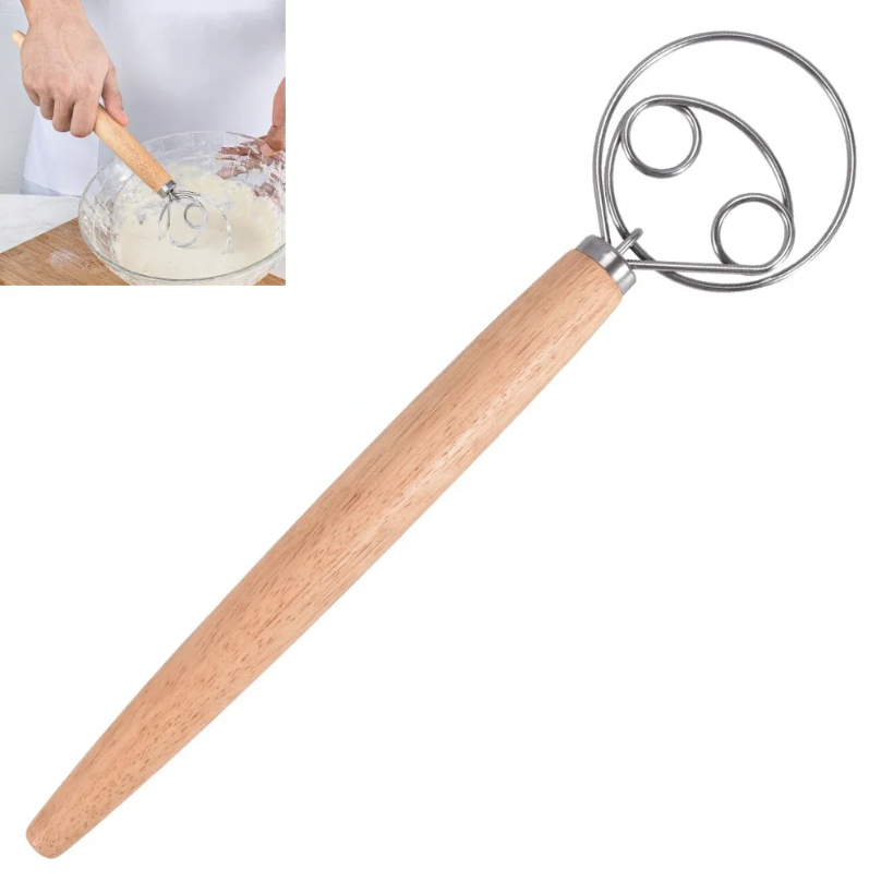 Danish Pancake Pan - Grande mão dinamarquesa batedor de massa