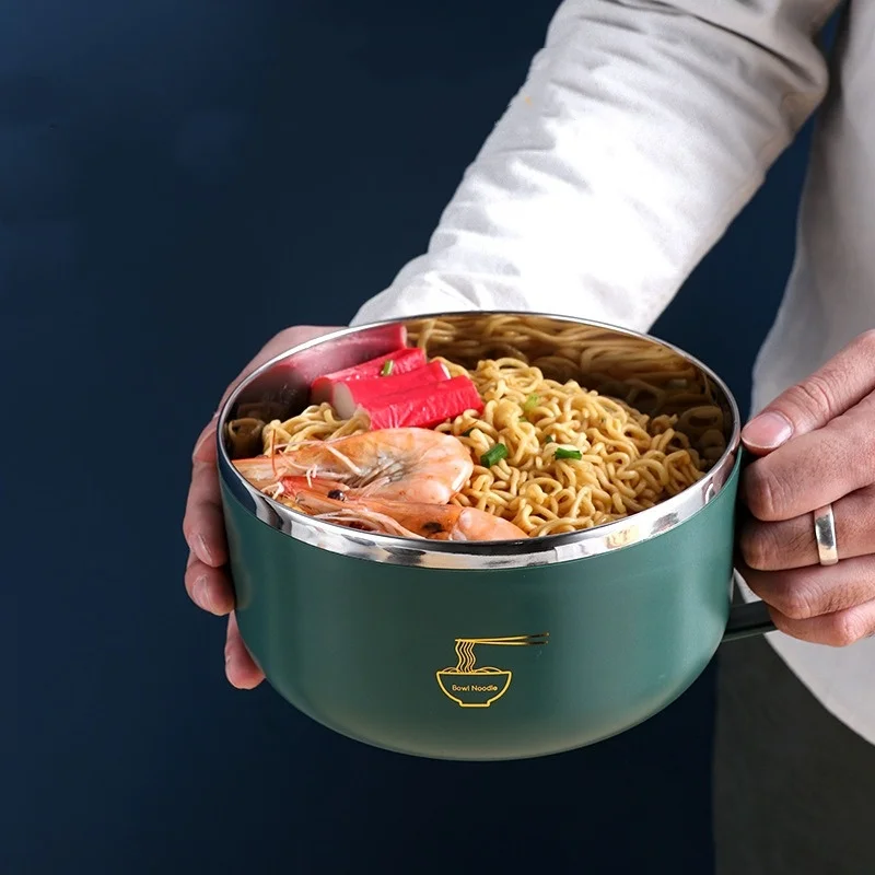 Dim Sum Basket - Tigela de ramen de aço inoxidável