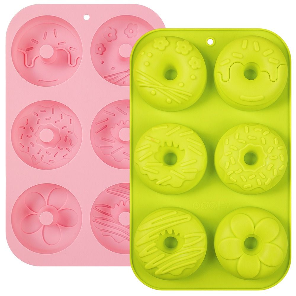Donut Mold Silicone - Forma de Silicone para Donuts Antiaderente,