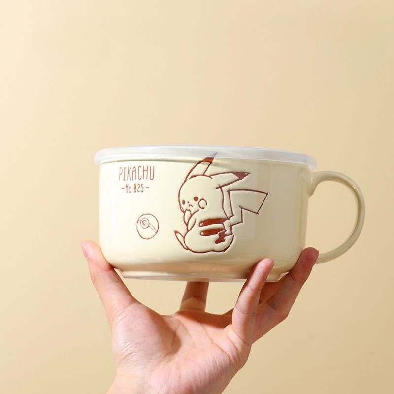 Dim Sum Basket - Tigela de Cerâmica com Decoração Subesmalte