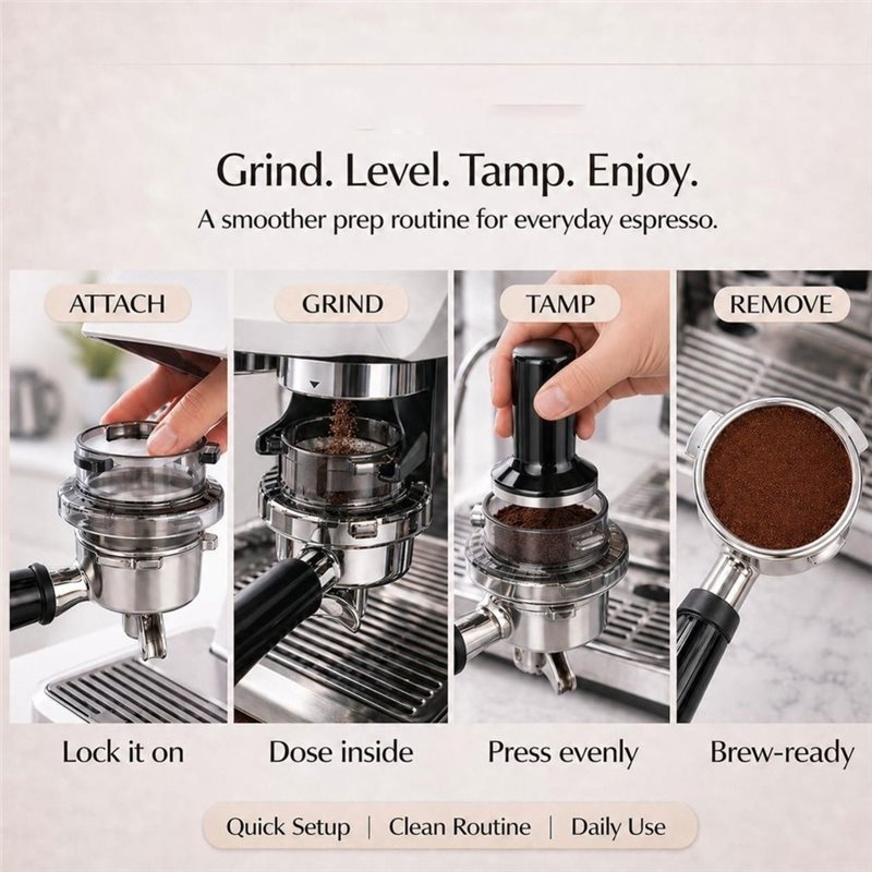 Breville Espresso Barista Touch - Funil de dosagem B15C 54mm com