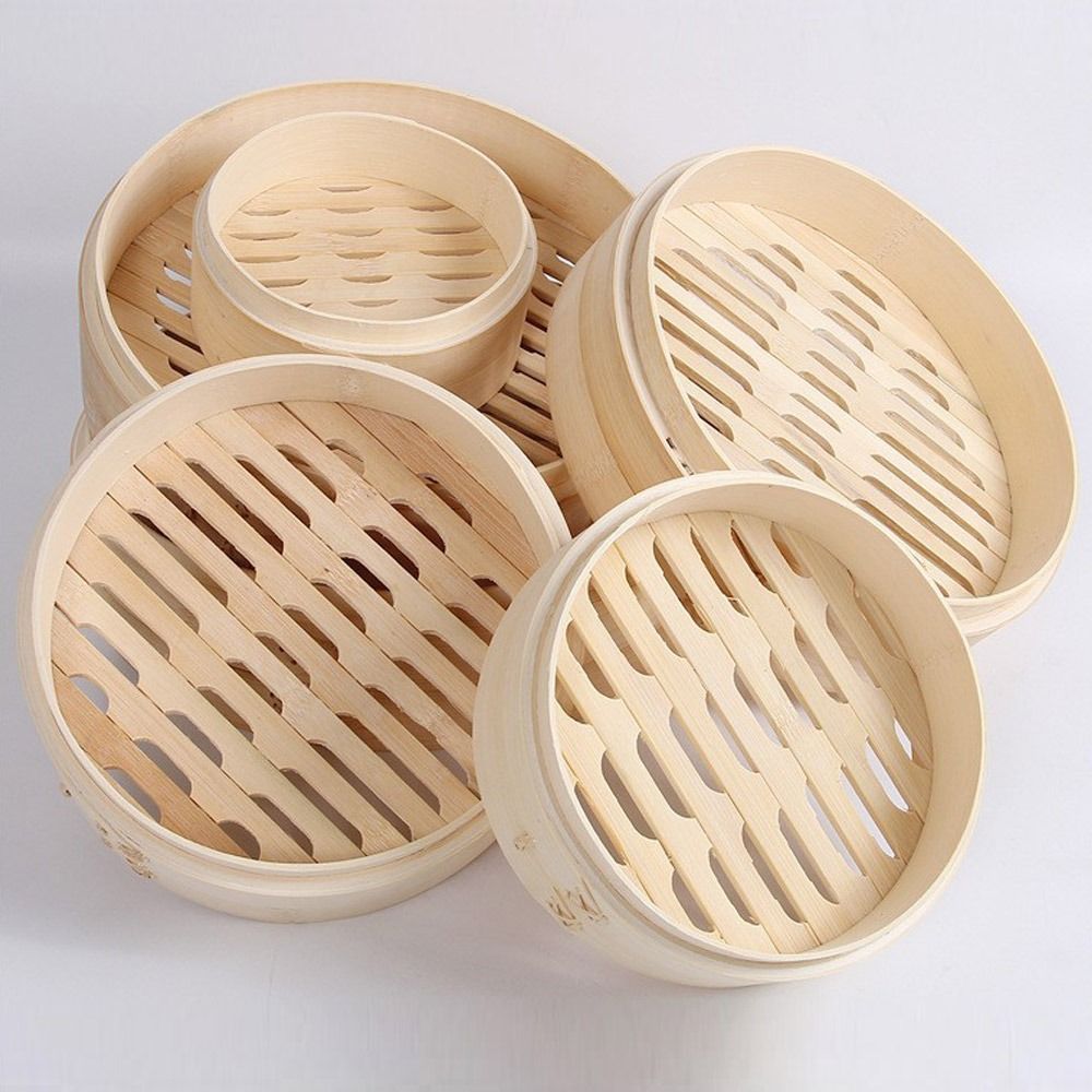 Bao Steamer Bamboo - Cesta de vapor de bambu com