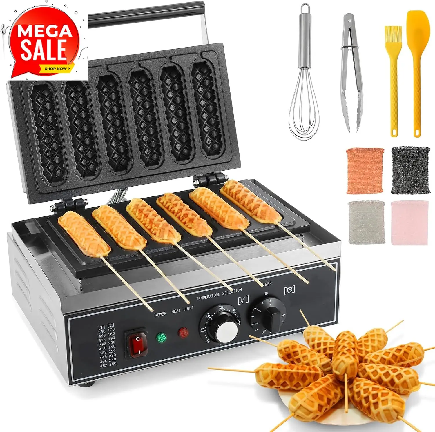 Máquina de Fazer Corn Dog 6 Pe - Corn Dog Stick avaliação e preço