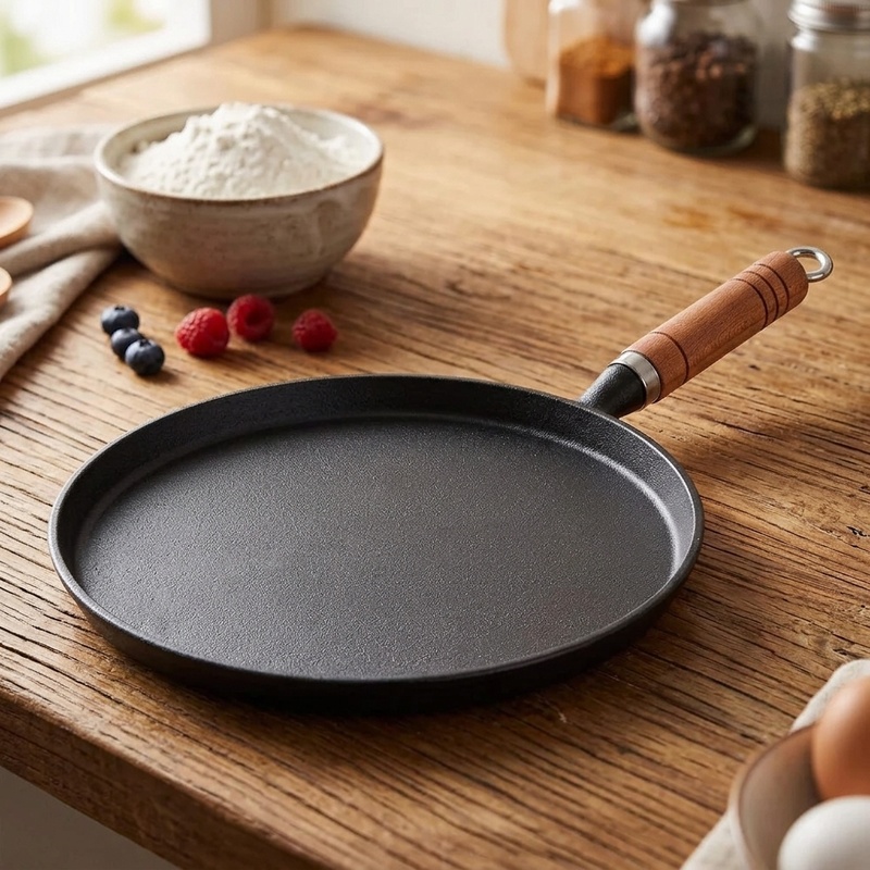 Panela de Ferro Fundido 20/23/ - Egg Waffle Pan avaliação e preço