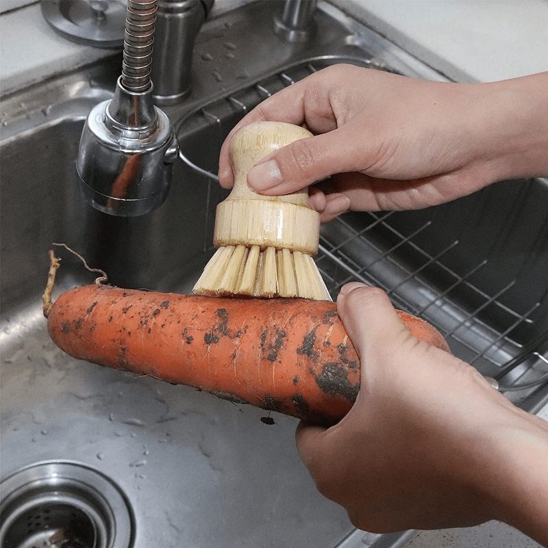 Escova de Limpeza de Bambu par - Cast Iron Corn avaliação e preço
