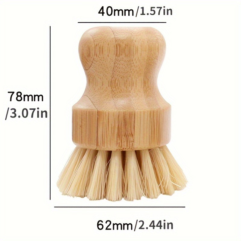 Escova de Limpeza de Bambu par - Cast Iron Corn avaliação e preço