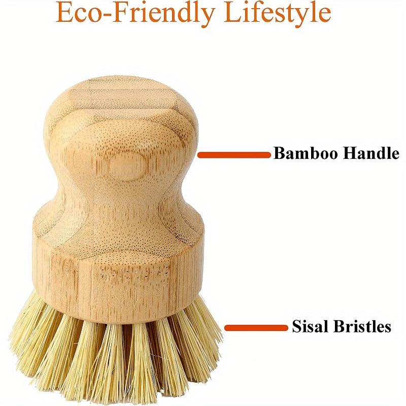 Escova de Limpeza de Bambu par - Cast Iron Corn avaliação e preço