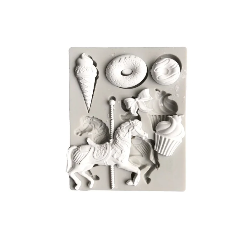 Cavalo de troia sorvete donut  - Donut Mold Silicone avaliação e preço