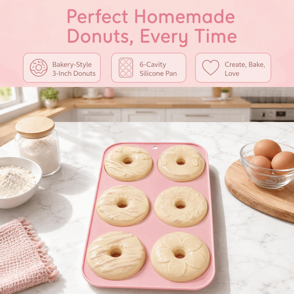 Forma de Silicone para Donuts  - Donut Mold Silicone avaliação e preço