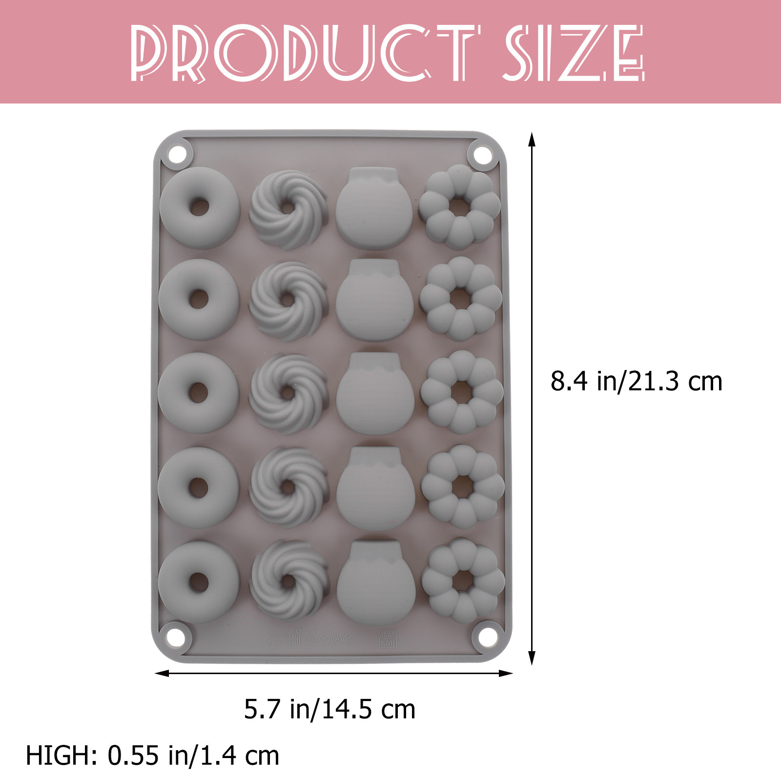 Mini Forma de Silicone para Do - Donut Mold Silicone avaliação e preço