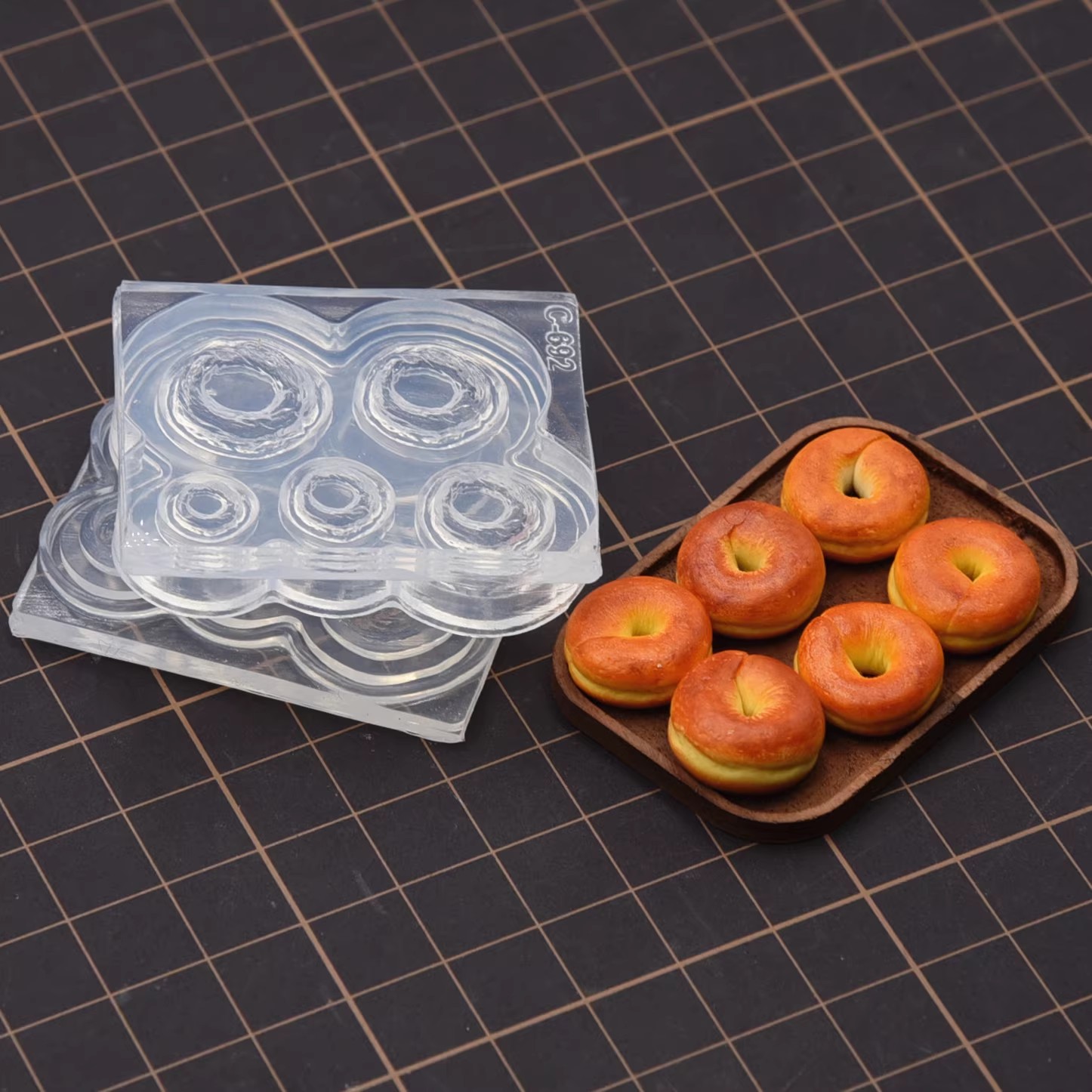 Argila de polímero mini 3d bag - Donut Mold Silicone avaliação e preço